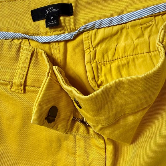 J.Crew Yellow Chino Shorts Size 2 – 3.5” Inseam - Picture 6 of 7